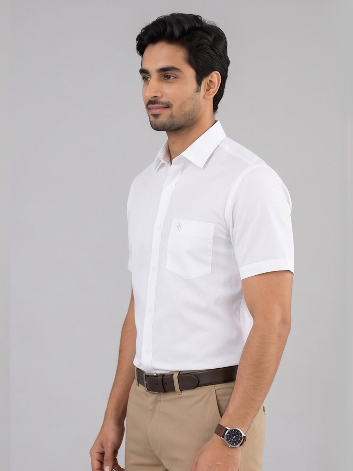 Linex Formal White Shirt For Men