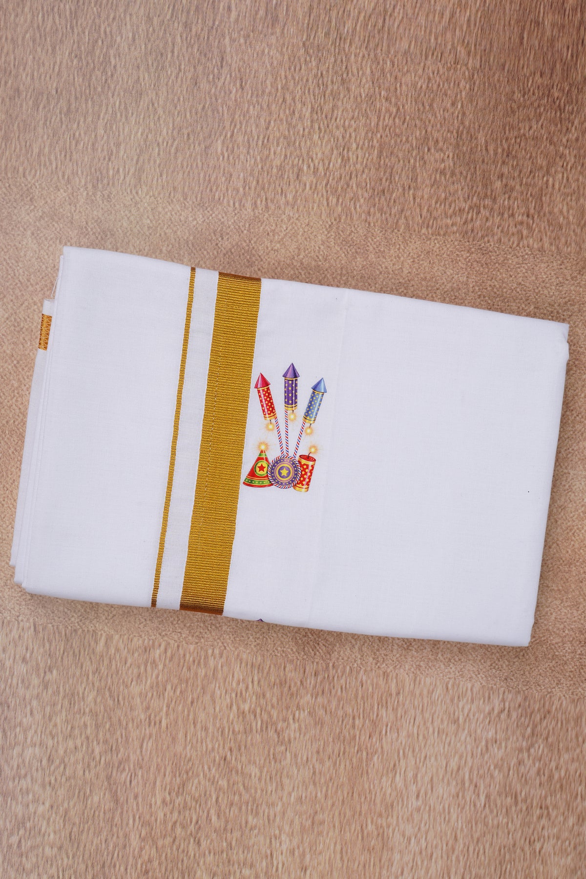 DIWALI White Single Dhoti 2.00 MTR