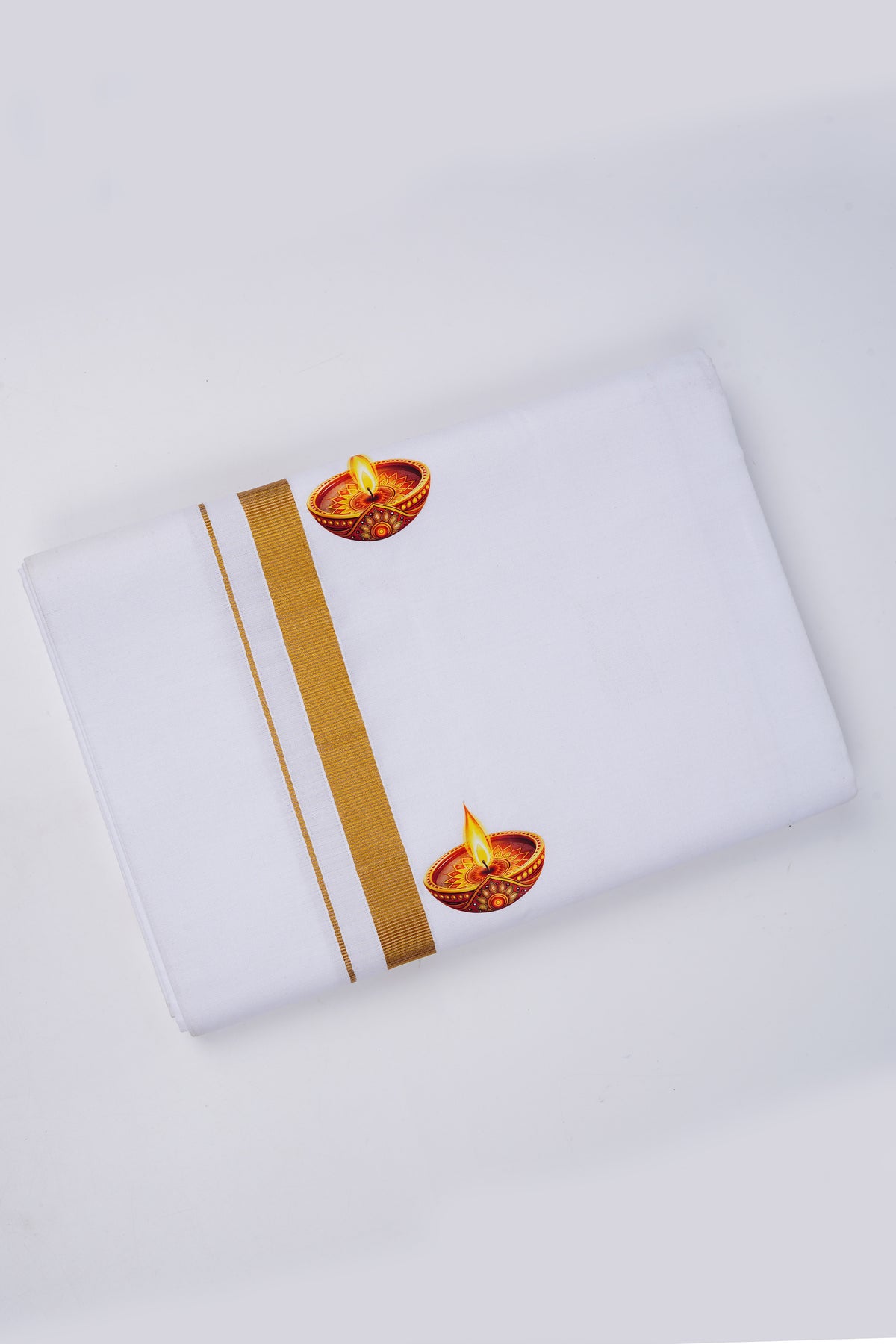Deepam White Single Dhoti 2.00 MTR