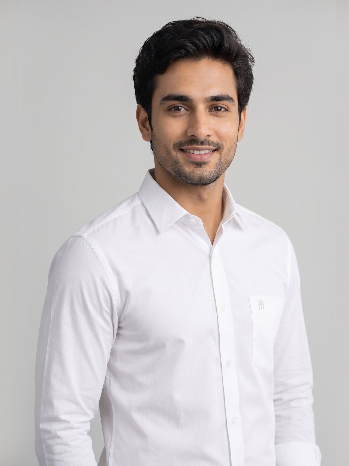 Linex Formal White Shirt For Men