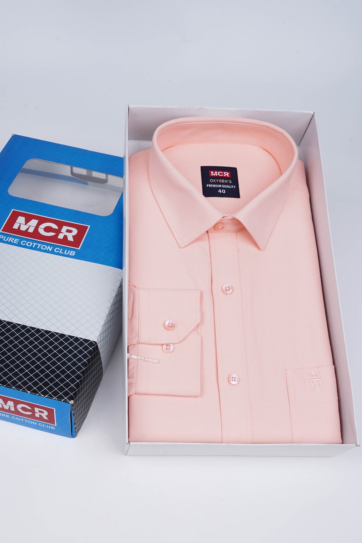 MCR Men Formal Colour Shirt - Pink 82502 Hydrogen