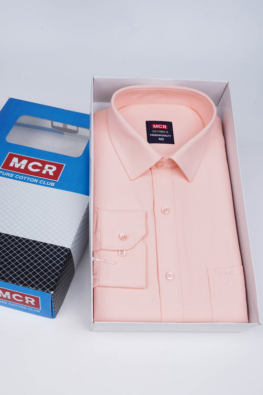 MCR Men Formal Colour Shirt - Pink 82502 Hydrogen