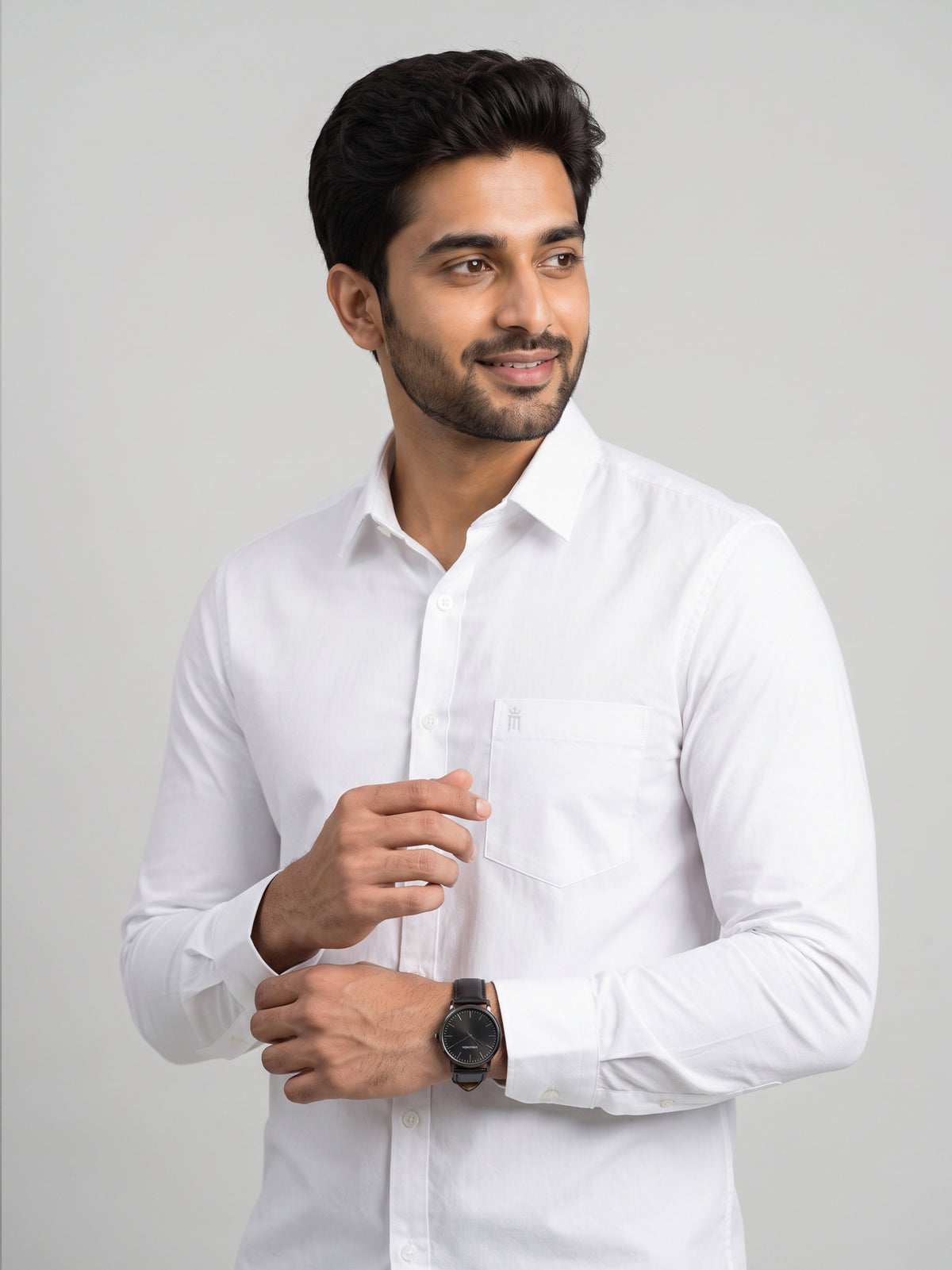 Magnet Formal White Shirt For Men
