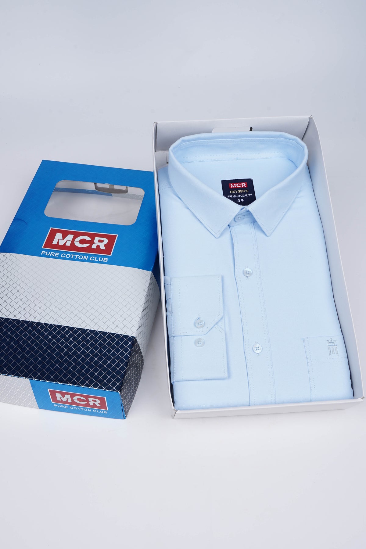 MCR Men Formal Colour Shirt - Sky Blue 82503 Hydrogen