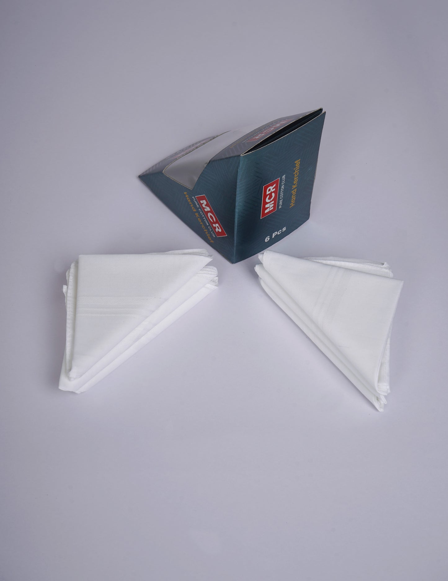 MARK - KF-119 KERCHIEF 6 PCS - 16X16 - WHITE