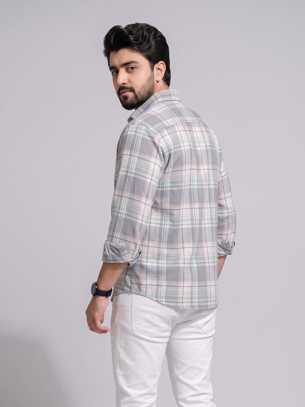 MCR OXFORD 89007 Full Sleeve Formal Color Shirt For Men