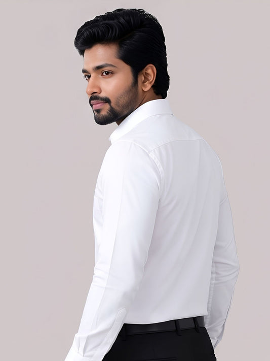 Adolin Formal White Shirt For Men