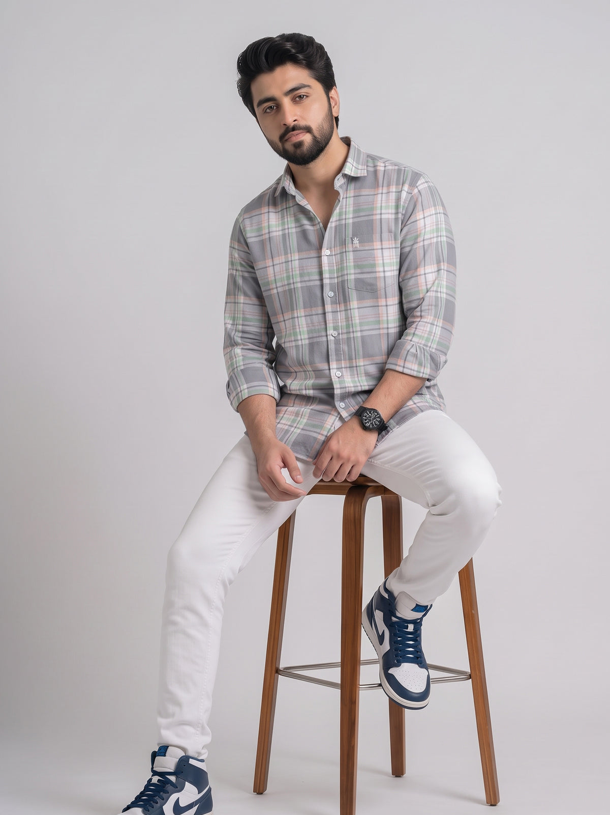 MCR OXFORD 89007 Full Sleeve Formal Color Shirt For Men