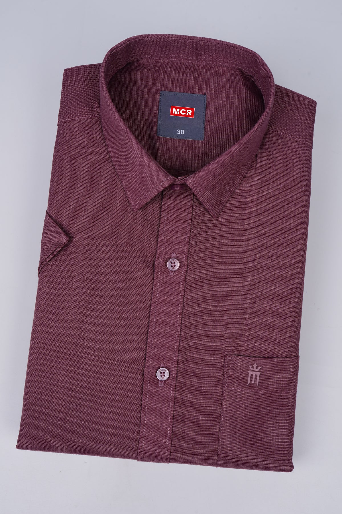 Genz Loungewear Colour Shirt Half Sleeve and Matching Dhoti Single Combo Set - 88013 - Maroon Attire