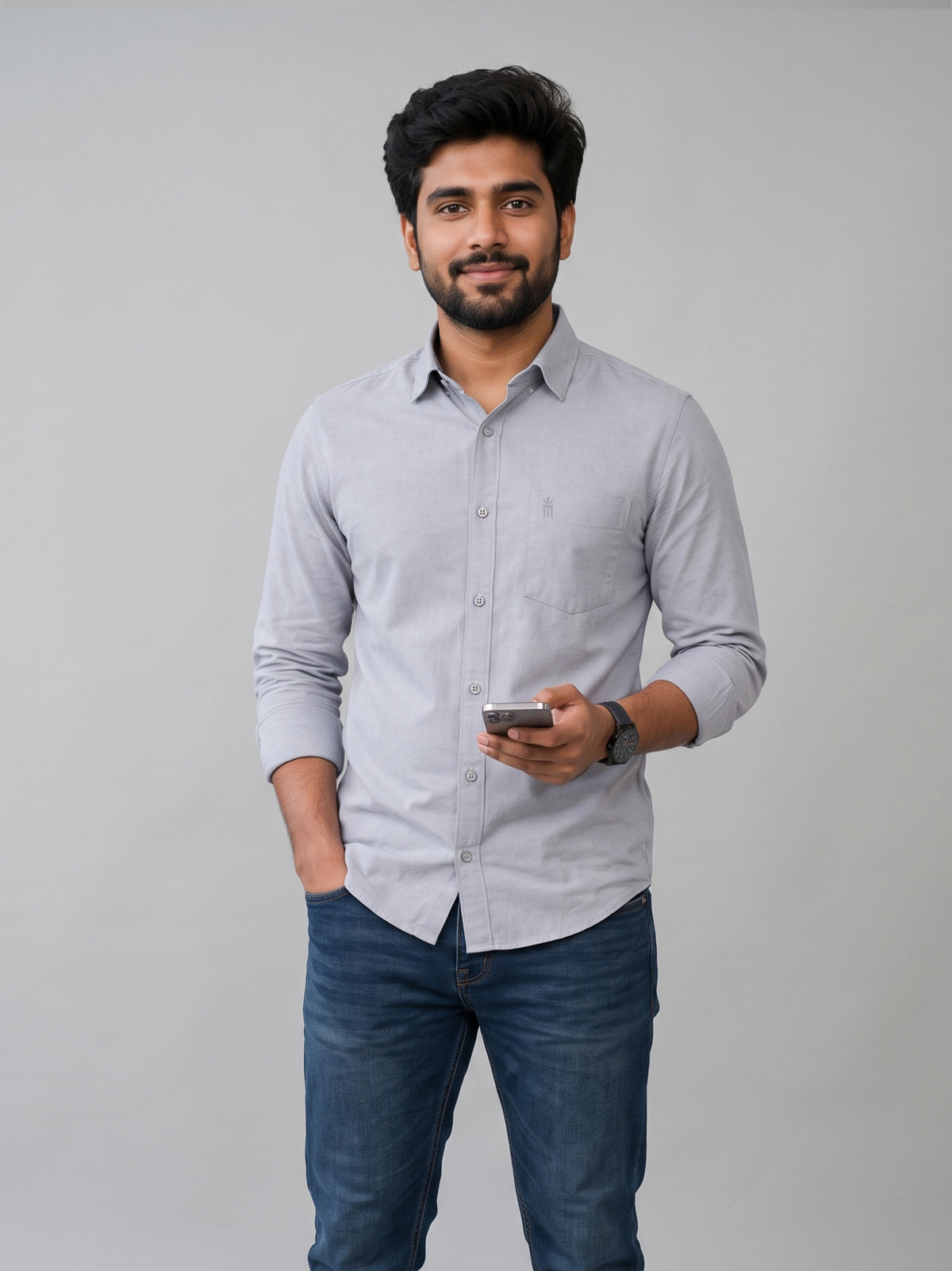 British Crown Casual Color Shirt - 81002