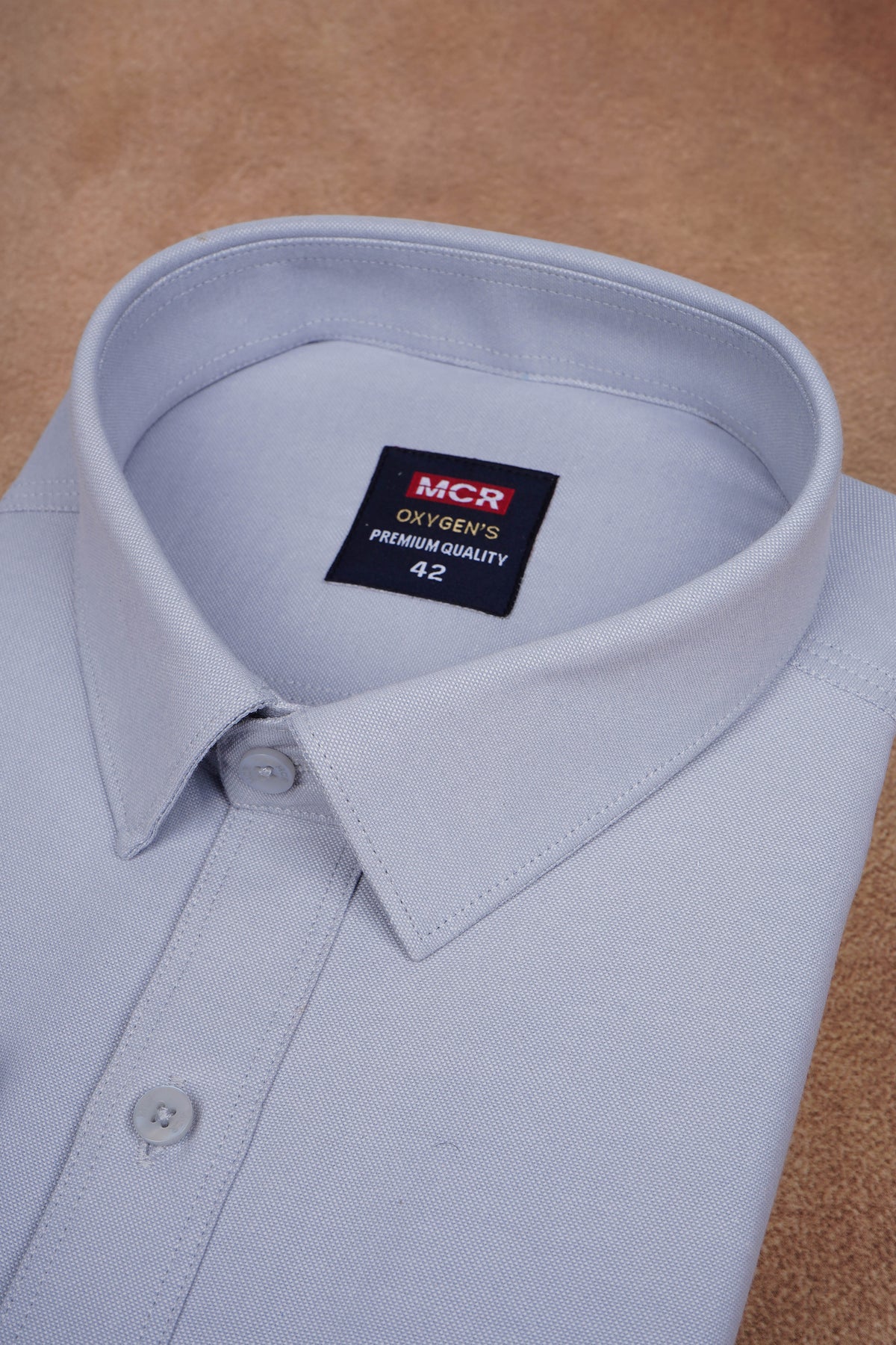 MCR Men Formal Colour Shirt - Light gray 82504 Hydrogen