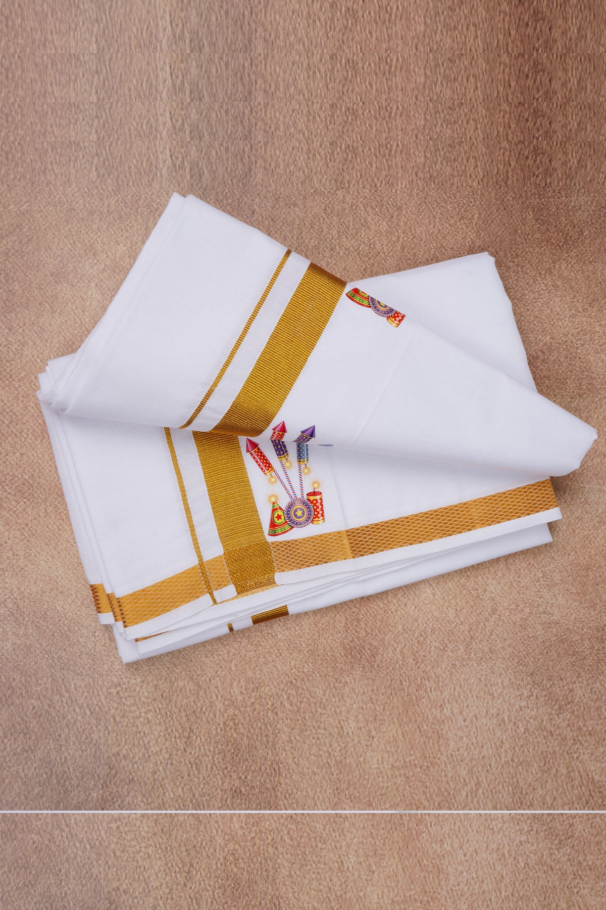 DIWALI White Single Dhoti 2.00 MTR