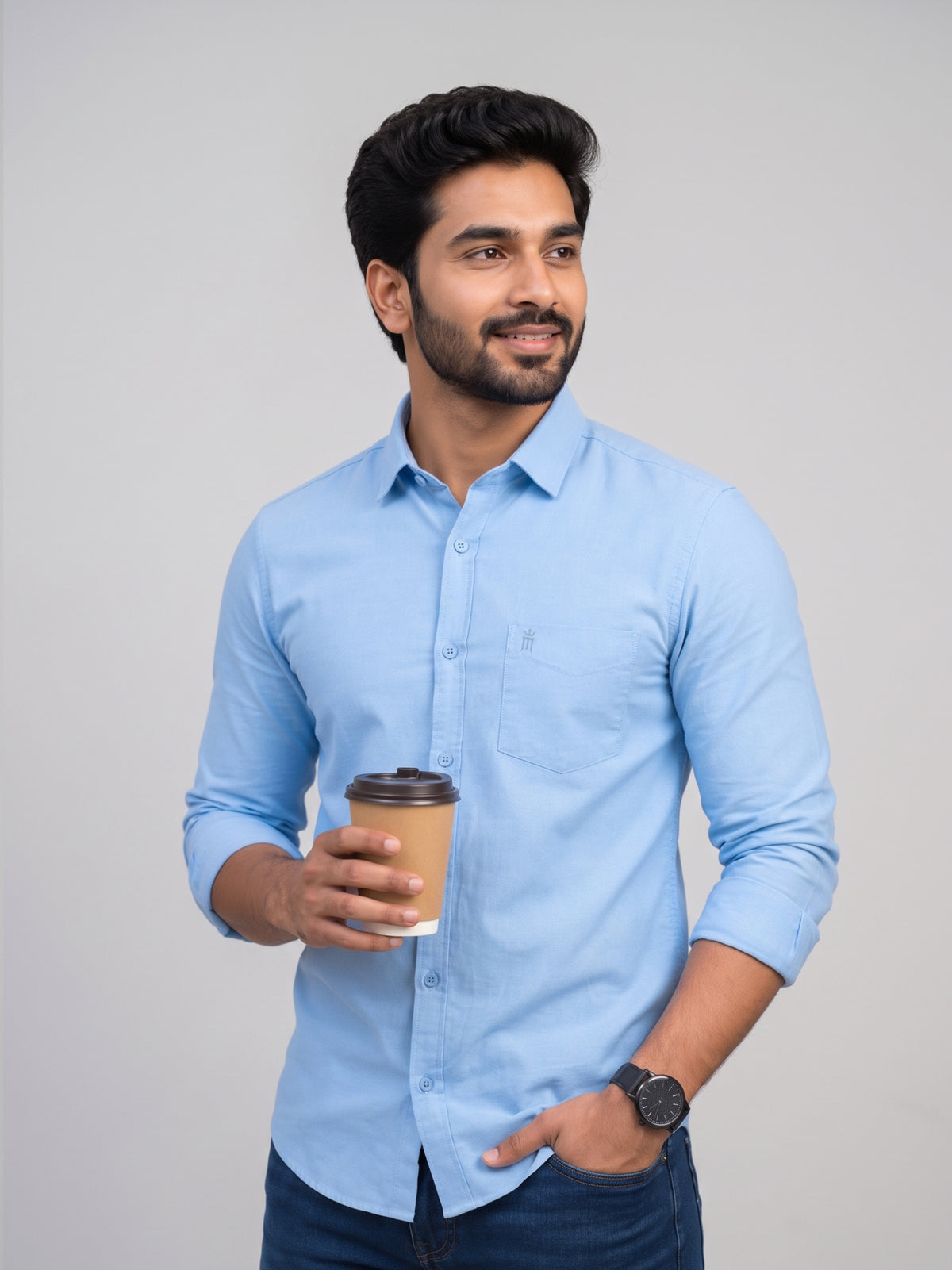 British Crown Casual Color Shirt - 81001