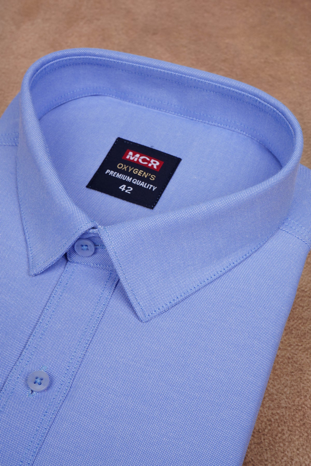 MCR Men Formal Colour Shirt - Sky Blue 82507 Hydrogen