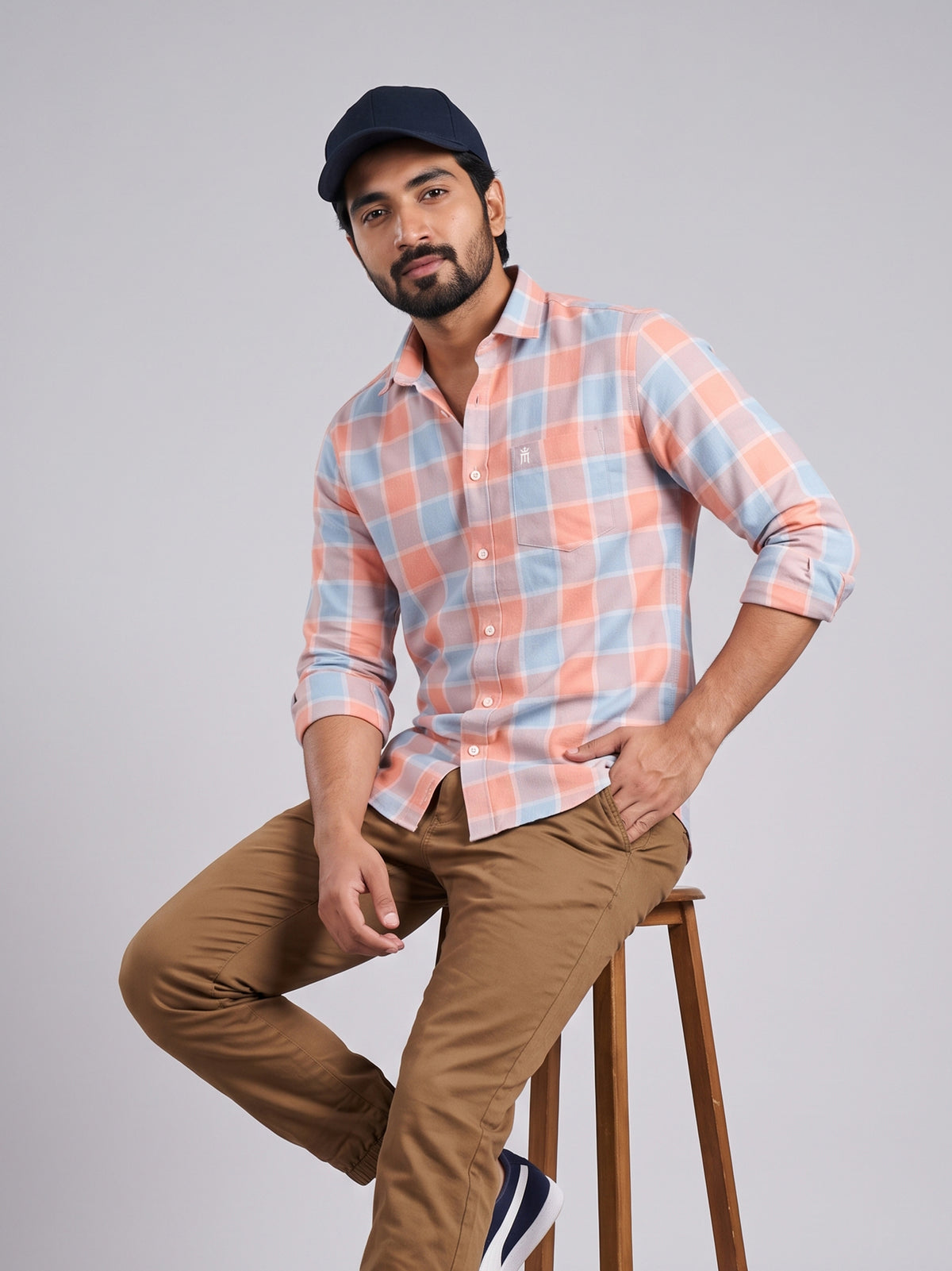 MCR OXFORD 89002 Full Sleeve Formal Color Shirt For Men