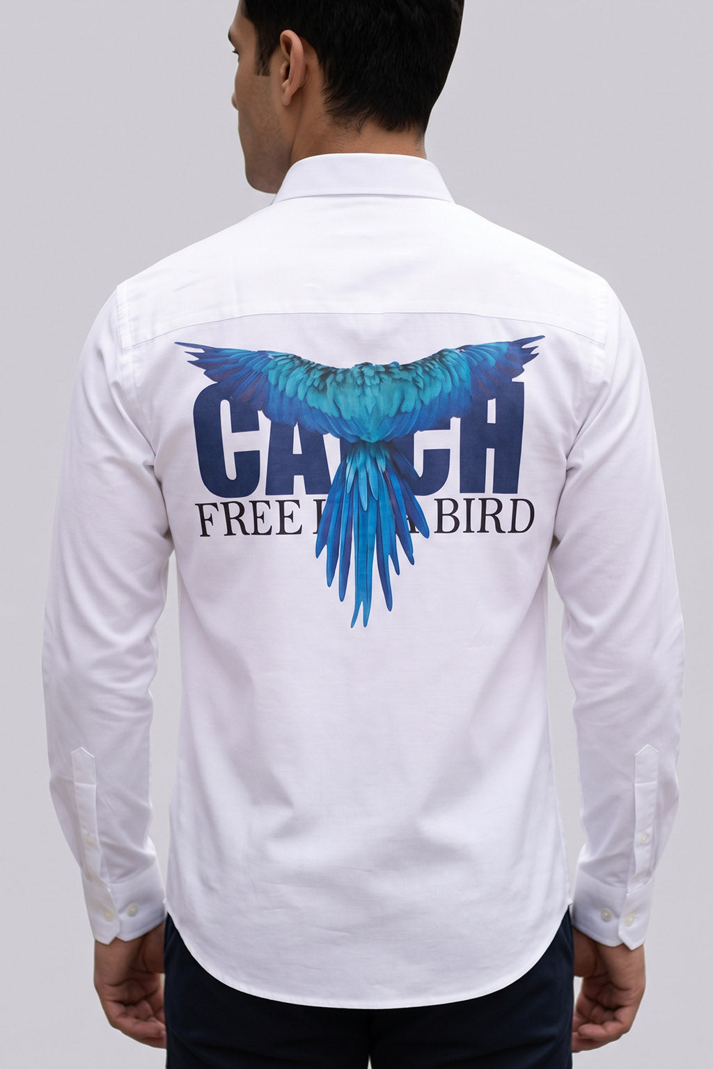 Men Casual Printed White Shirt - Catch