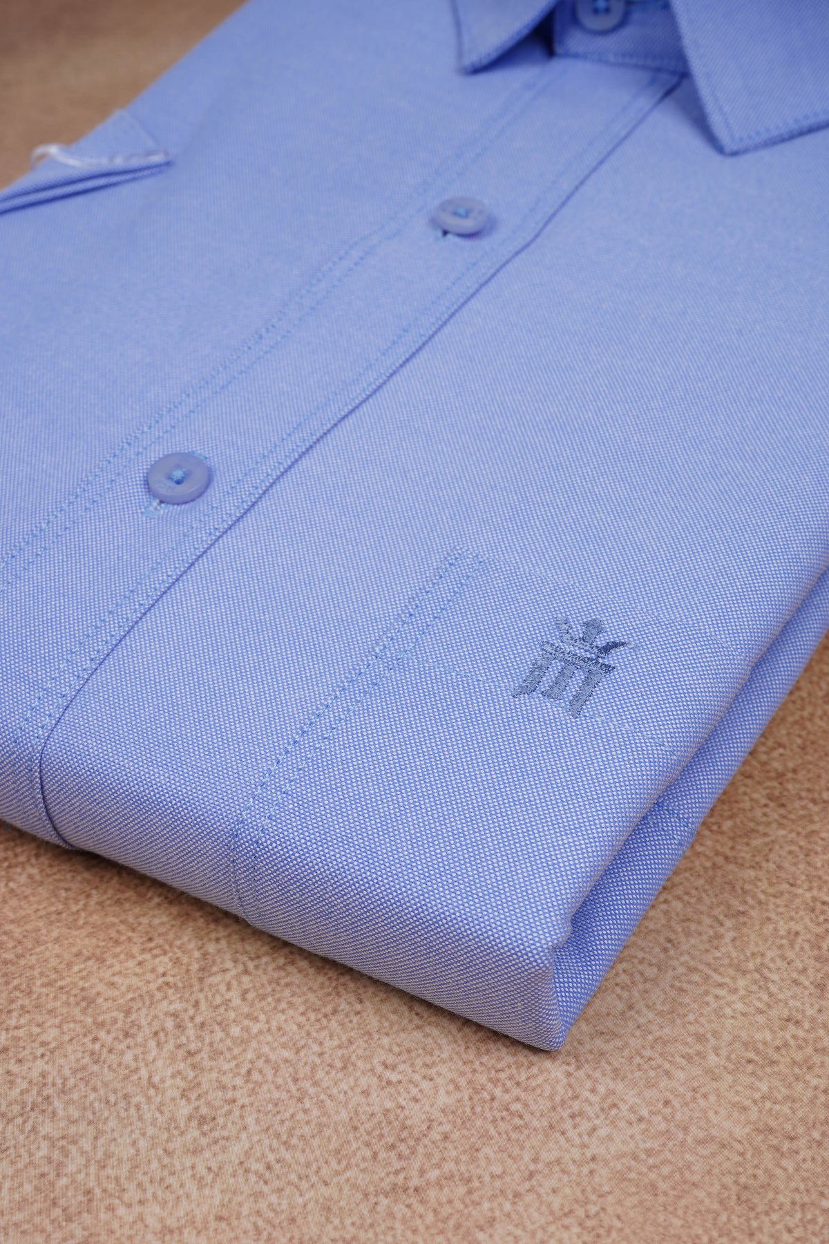MCR Men Formal Colour Shirt - Sky Blue 82507 Hydrogen
