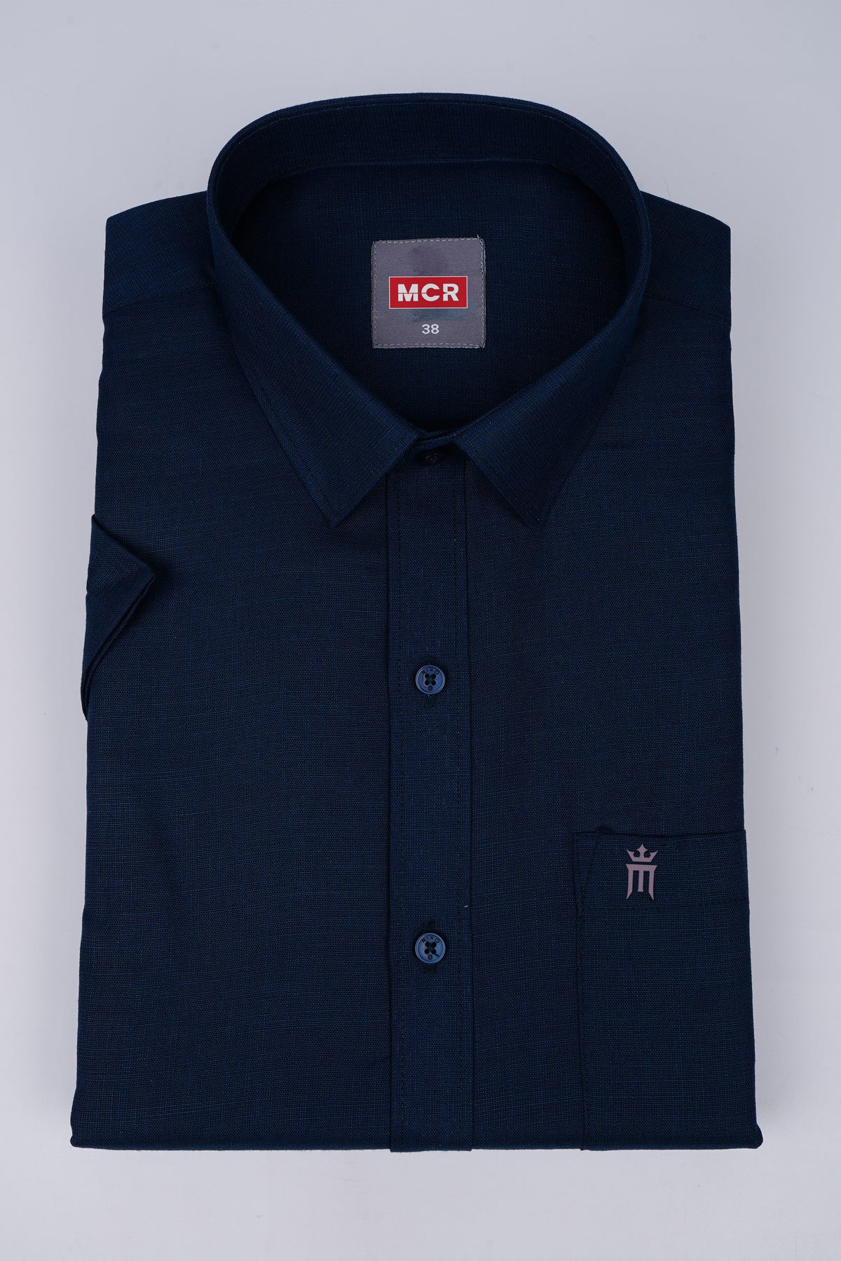 Genz Loungewear Colour Shirt Half Sleeve and Matching Dhoti Single Combo Set - 88017 - Navy