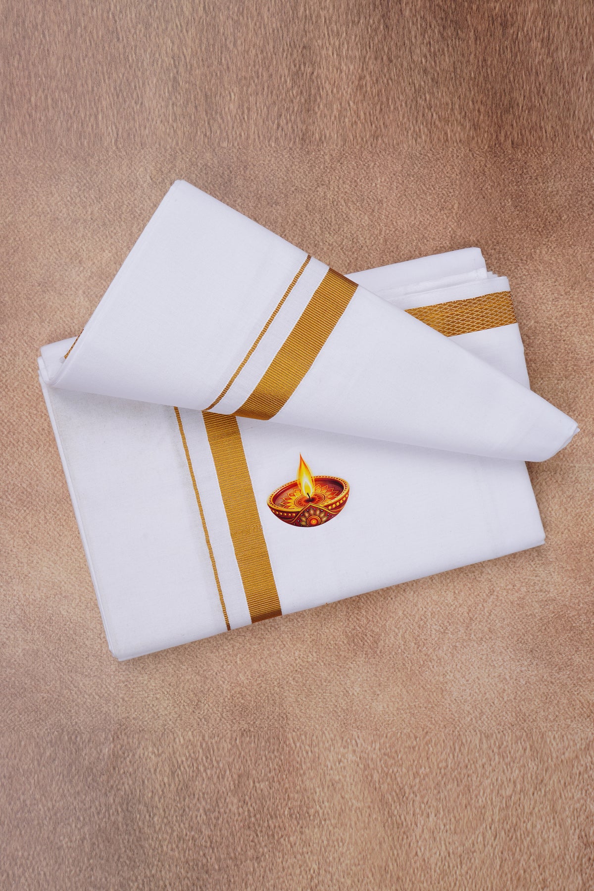 Deepam White Single Dhoti 2.00 MTR