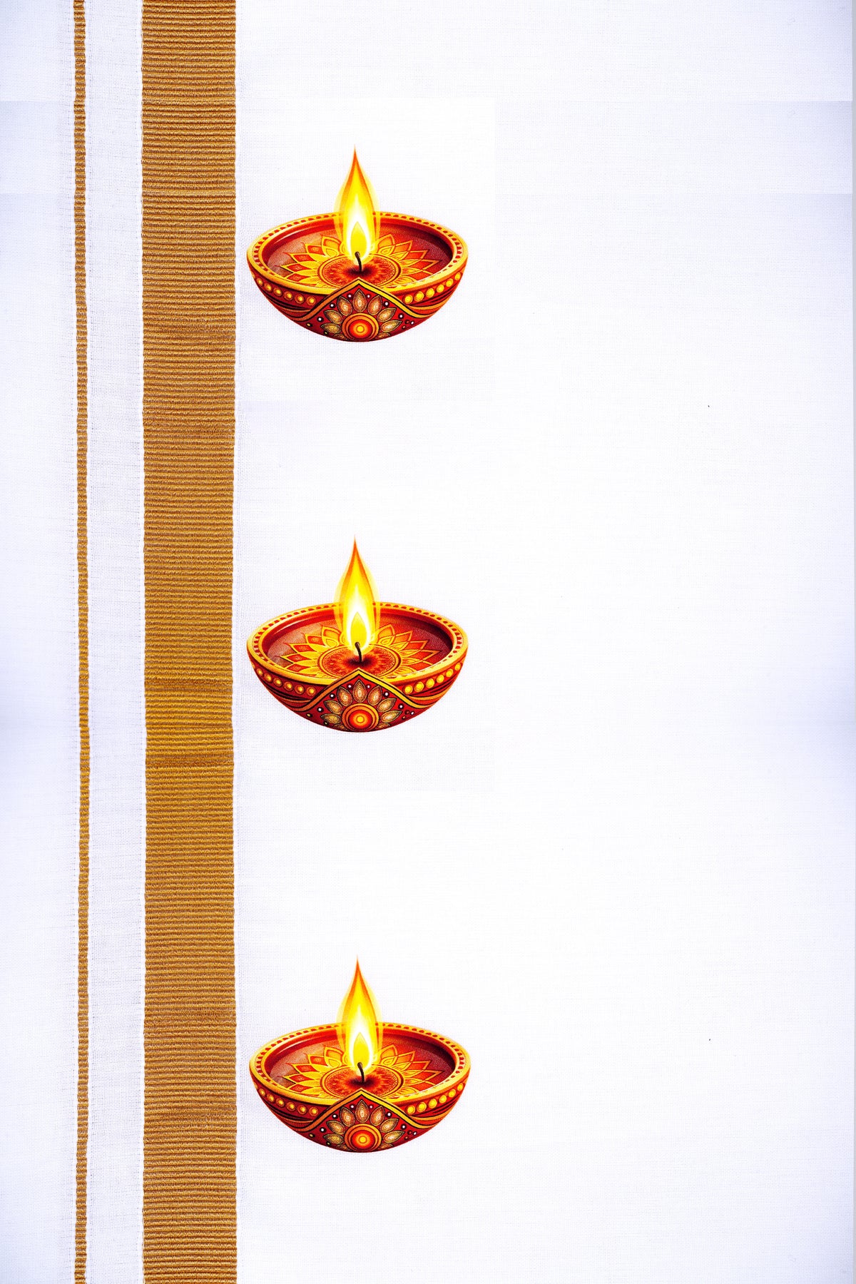 Deepam White Single Dhoti 2.00 MTR