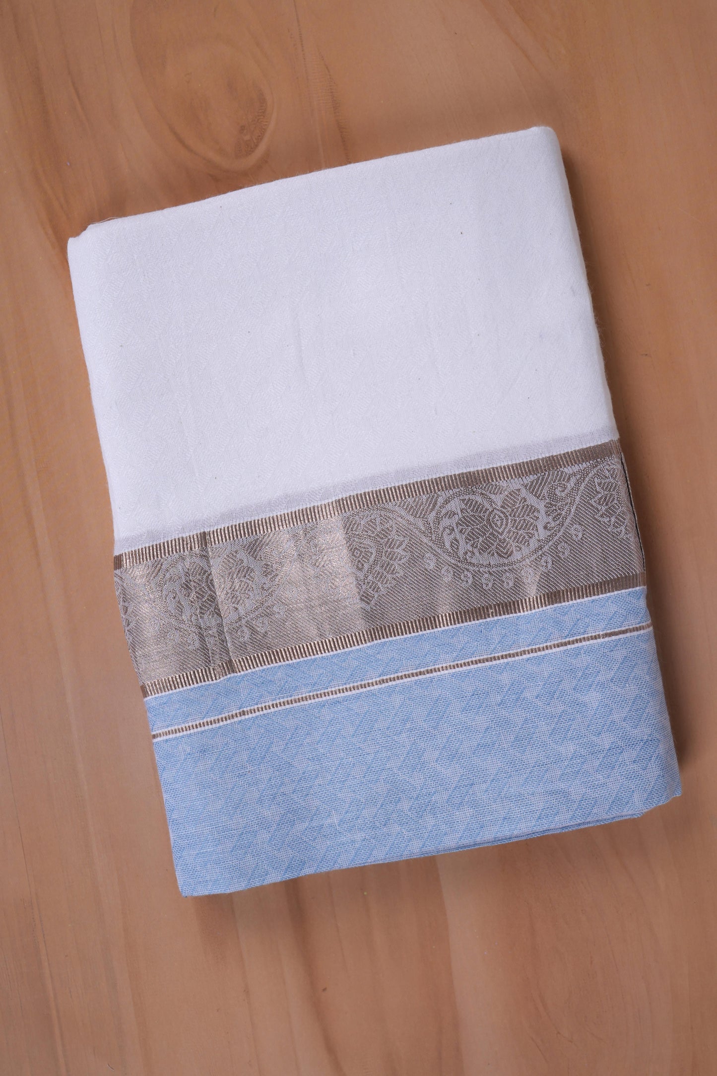 Aayush Cotton Jaquard Shirtings & Dhoti Single Set - D5