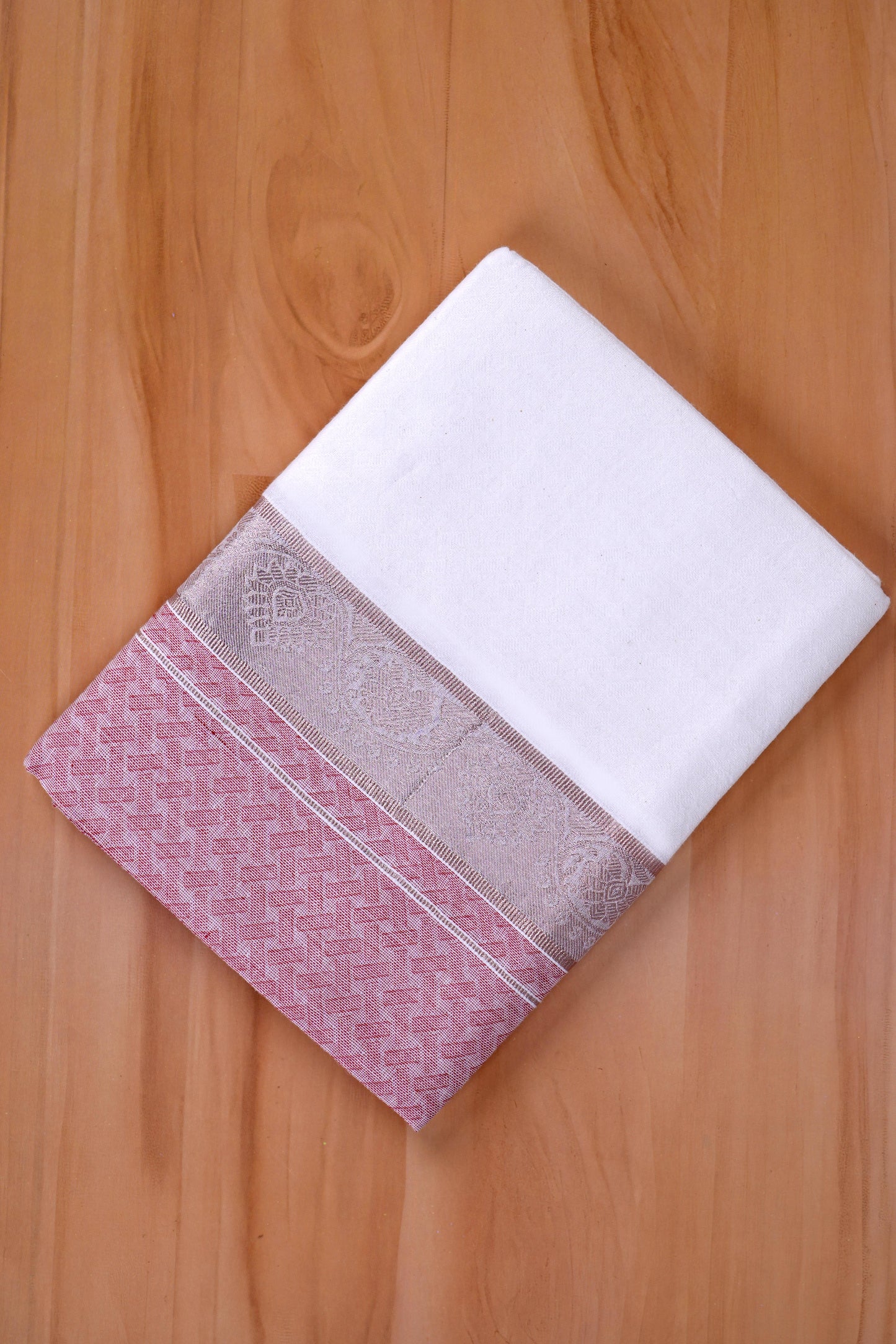 Aayush Cotton Jaquard Shirtings & Dhoti Single Set - D2