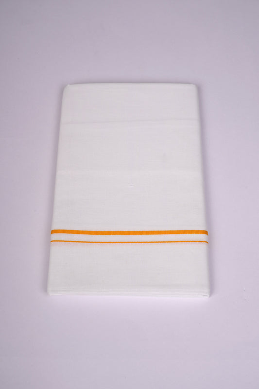 SS-21 STITCH W/S DHOTI   2.00 MTR - Yellow