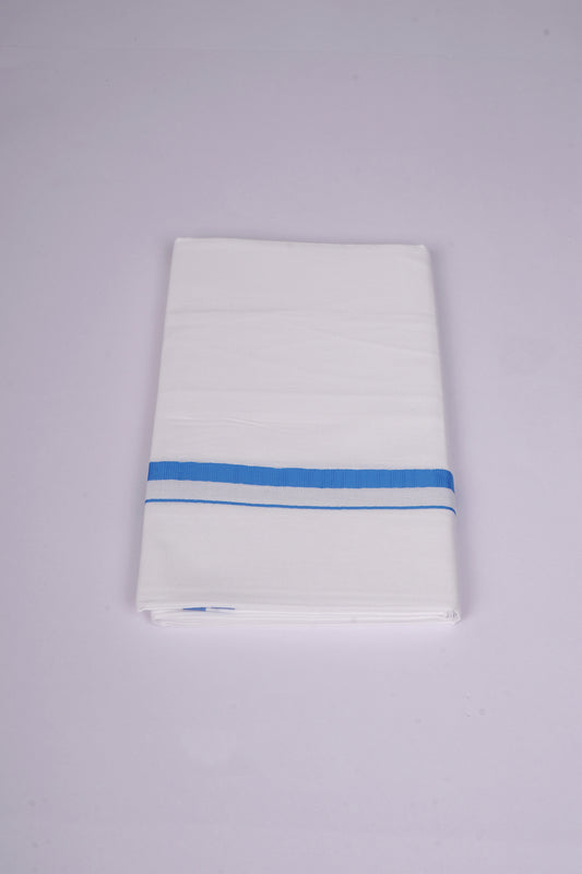 HS-17 STITCH W/S DHOTI  2.00 MTR - Ajantha Blue