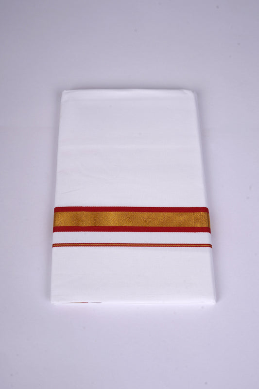 FS-103 W/S DHOTHIE 2.00 MTR - GOLD RED