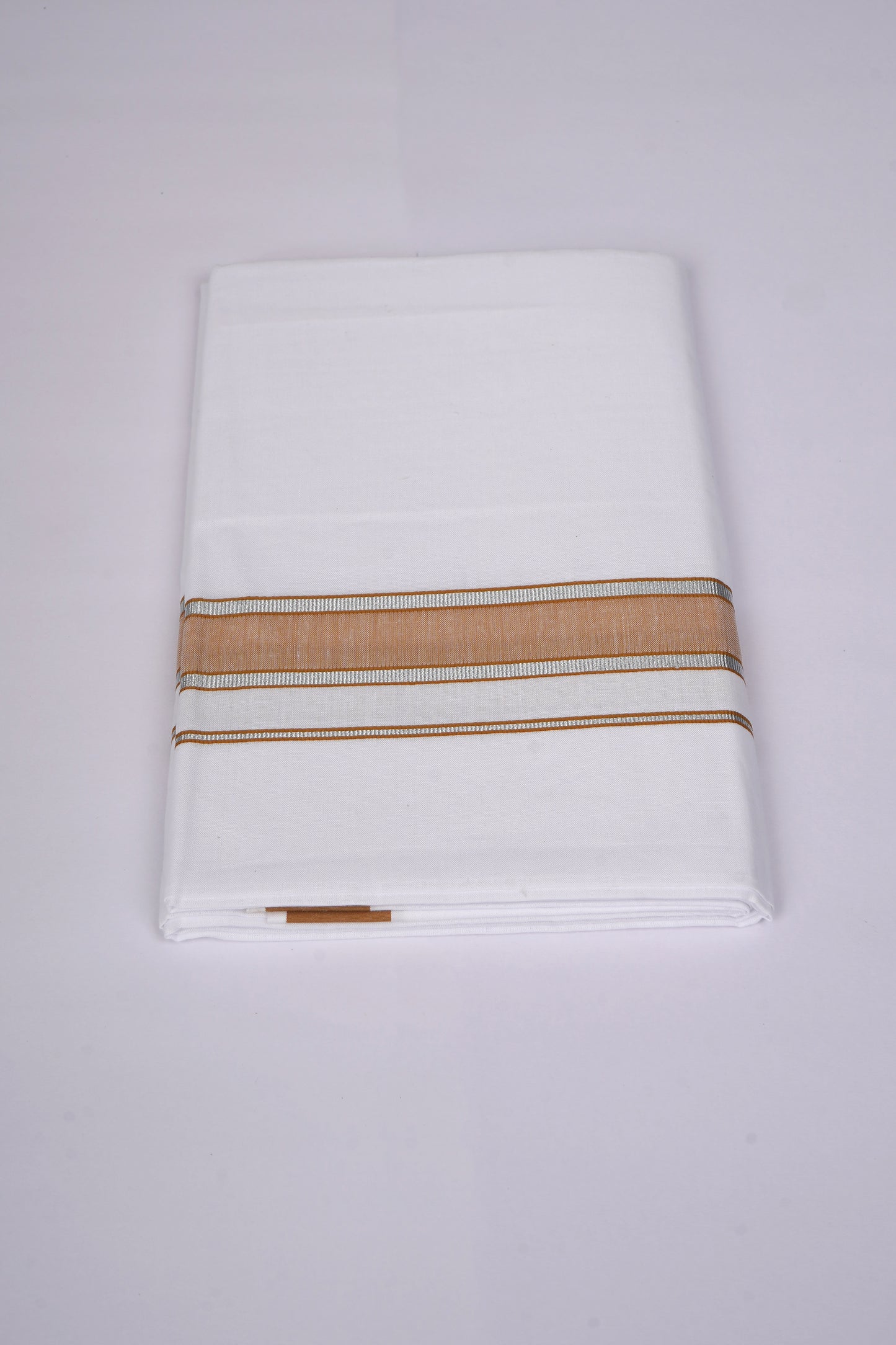 FS-105 W/S DHOTI  2.00 MTR - Silver Orange