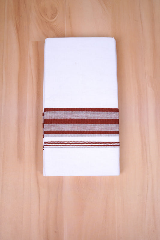 FCD-393 W/D DHOTI 3.80 MTR- Brown 2