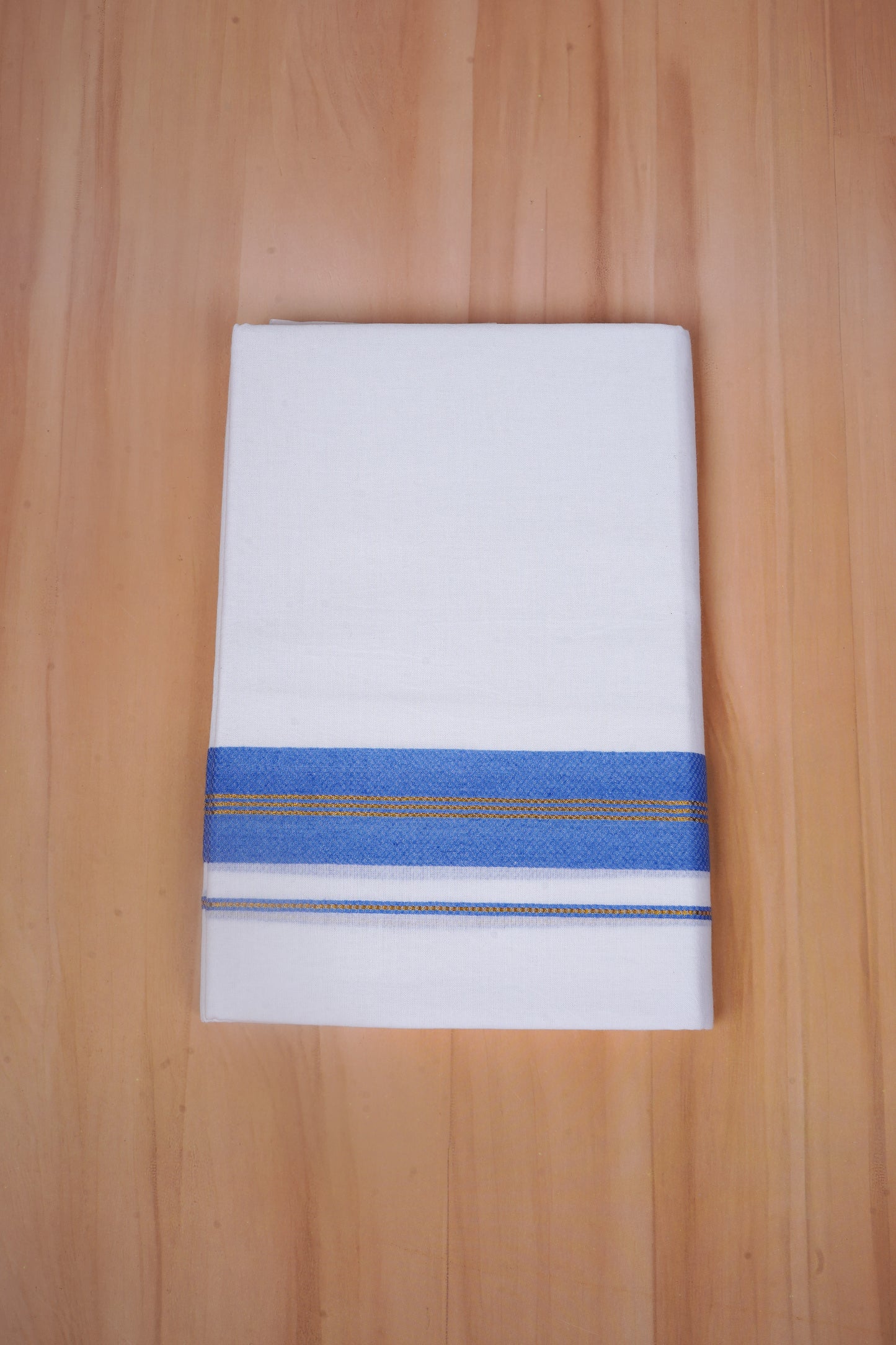 FCD-606 W/D DHOTI 3.80 MTR - Blue