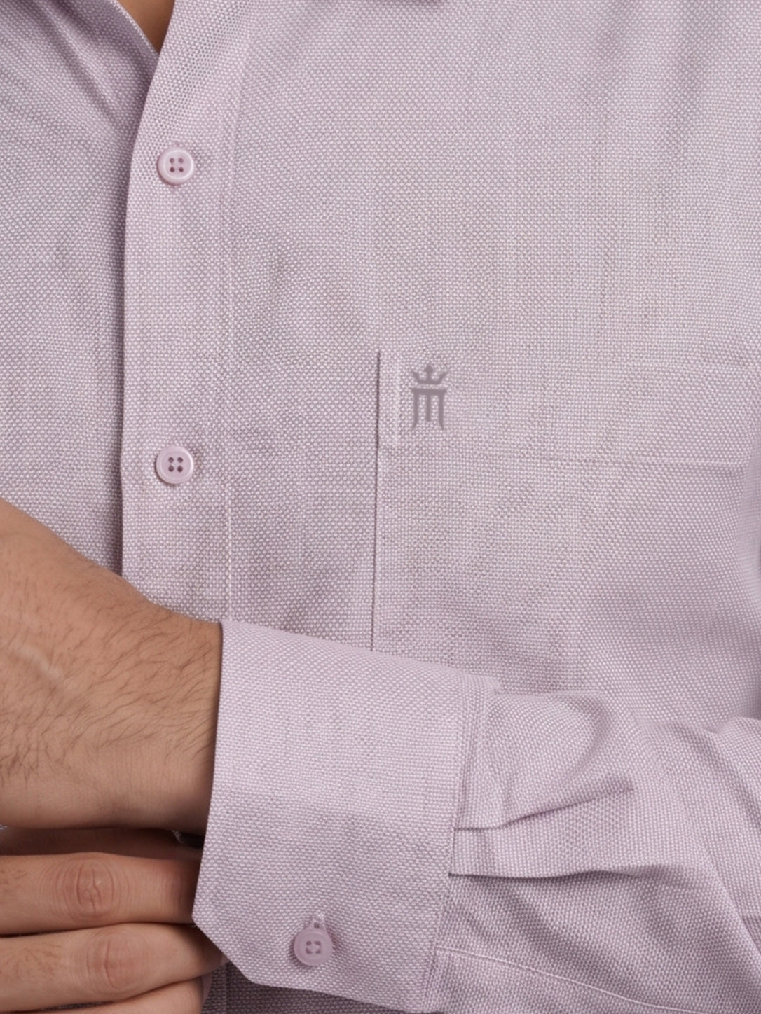 MCR Men Formal Colour Shirt - Dusty rose 82506 Hydrogen