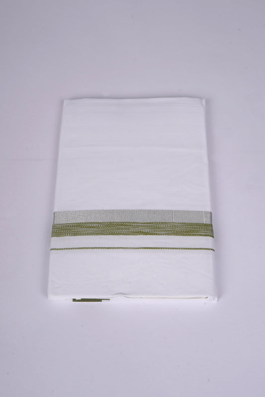 FS-124 W/S DHOTI  1.90 MTR - Silver Green