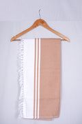BRIT COTTON - CBT-13 BATH TOWEL 32X64 - LIGHT BROWN