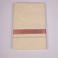 RGD-34C CREAM DOUBLE DHOTI  4.00 MTR