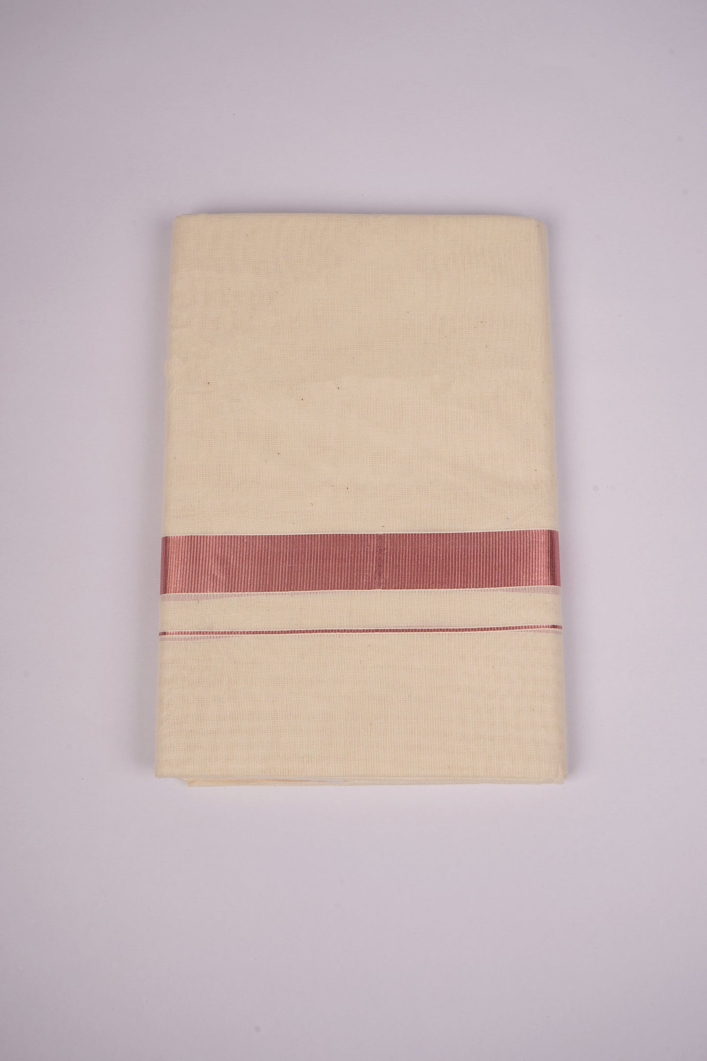 RGD-34C CREAM DOUBLE DHOTI  4.00 MTR
