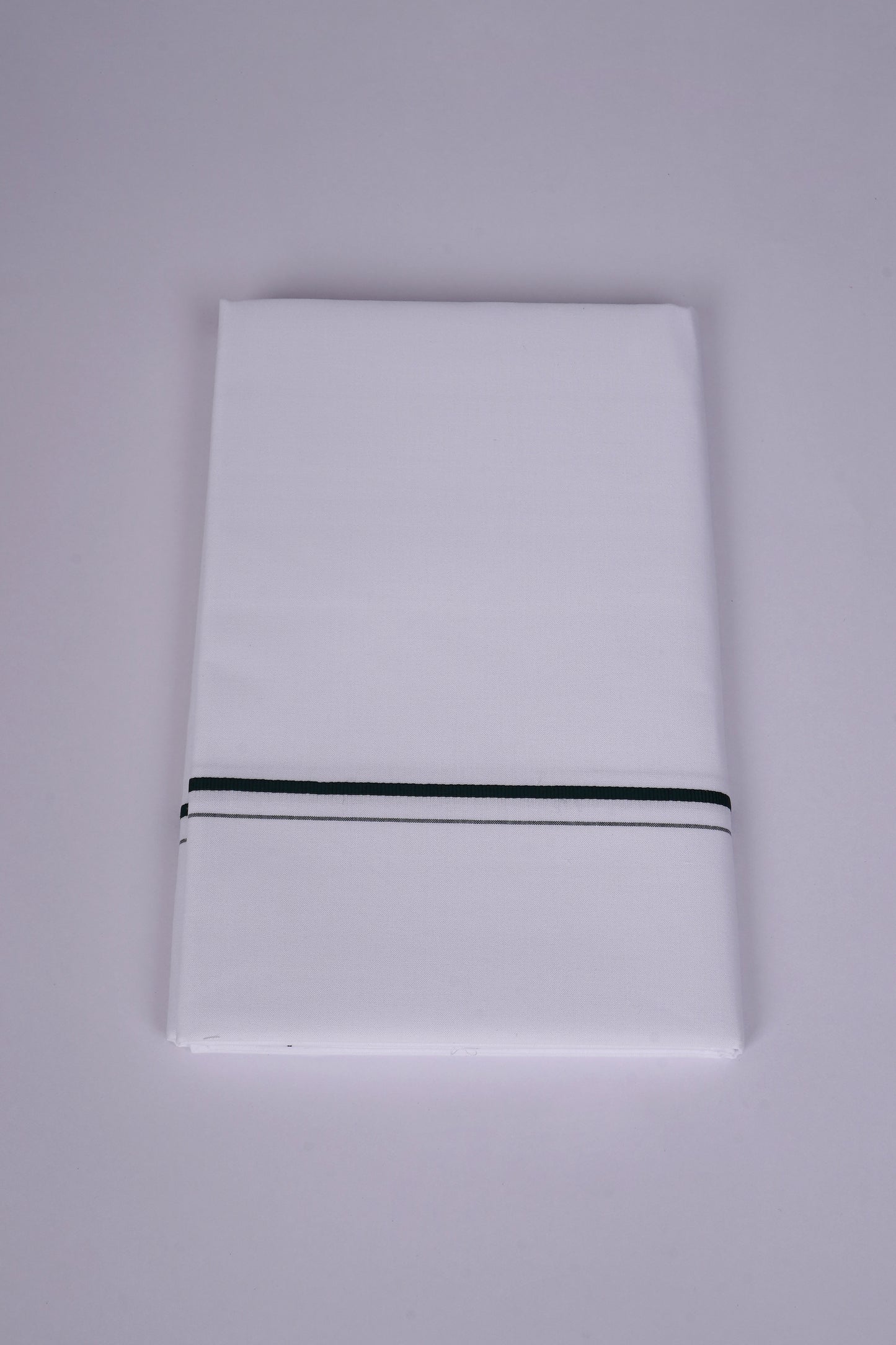SS-STAIN FREE W/S DHOTI  2.00 MTR - Dark Green
