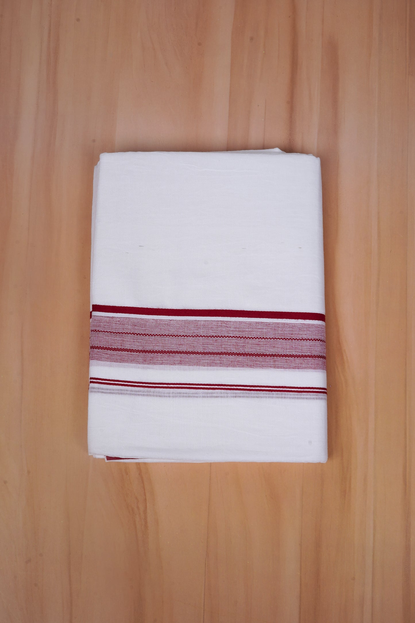 FCD-585 W/D DHOTI 3.80 MTR - Dark Red