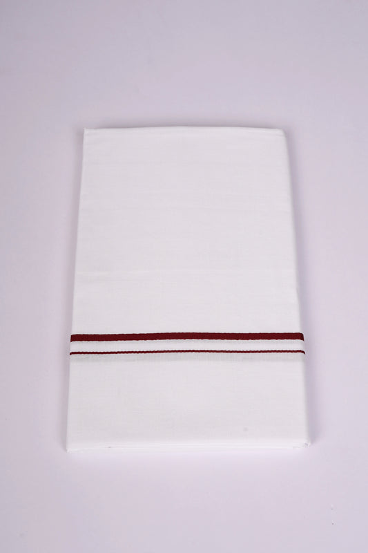 SS-14 W/S DHOTI  2.00 MTR -  Maroon