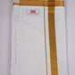 PKT GLS-02 VELCRO WHITE SINGLE DHOTI