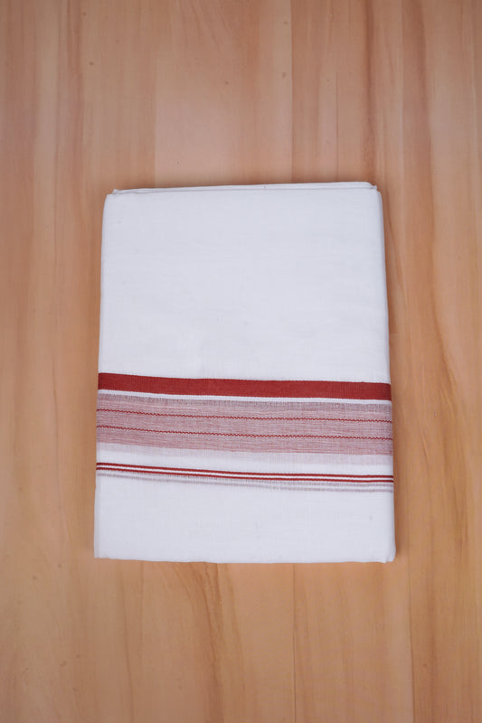 FCD-585 W/D DHOTI 3.80 MTR - Red