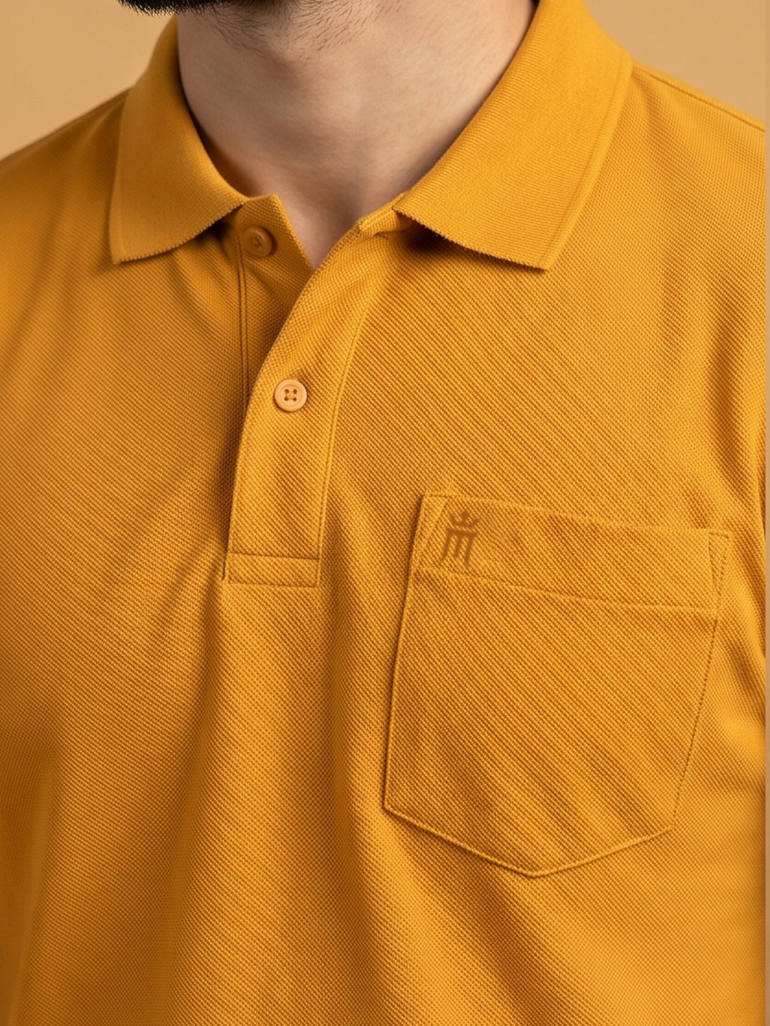 Python Plain Yellow Color T-Shirt - 70002