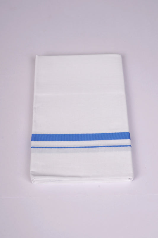 HS-15 W/S DHOTI  1.90 MTR - Blue