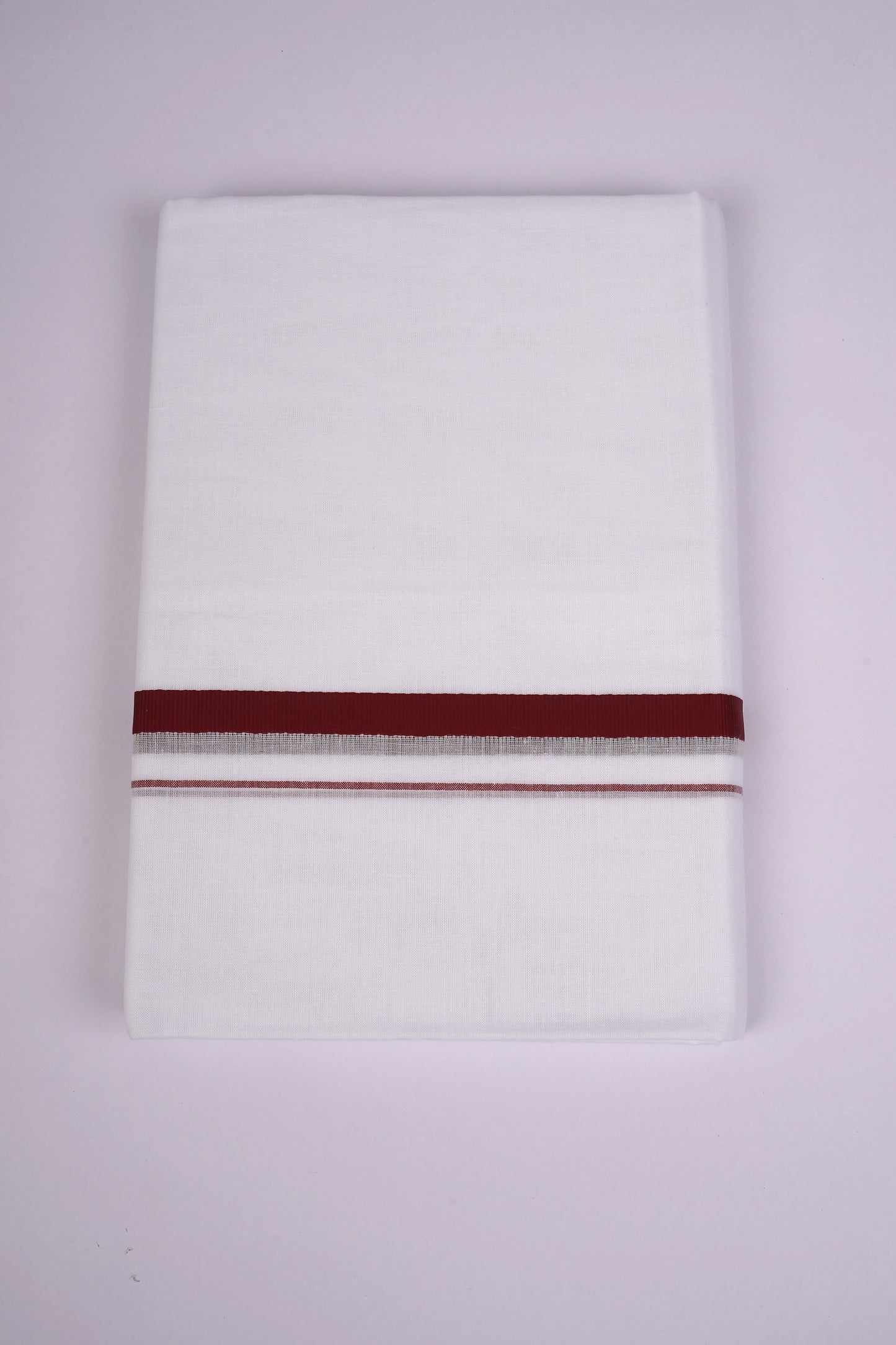 HD-17 W/D DHOTI  3.80 MTR-Maroon