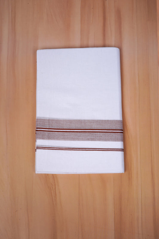 FCD-571 W/D DHOTI 3.80 MTR - Brown