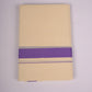 FD-08C CREAM DOUBLE DHOTI  3.80 MTR-Violet