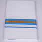 FS-108 W/S DHOTI  2.00 MTR - Blue