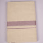 GLD-141C RG CREAM DOUBLE DHOTI  4.00 MTR