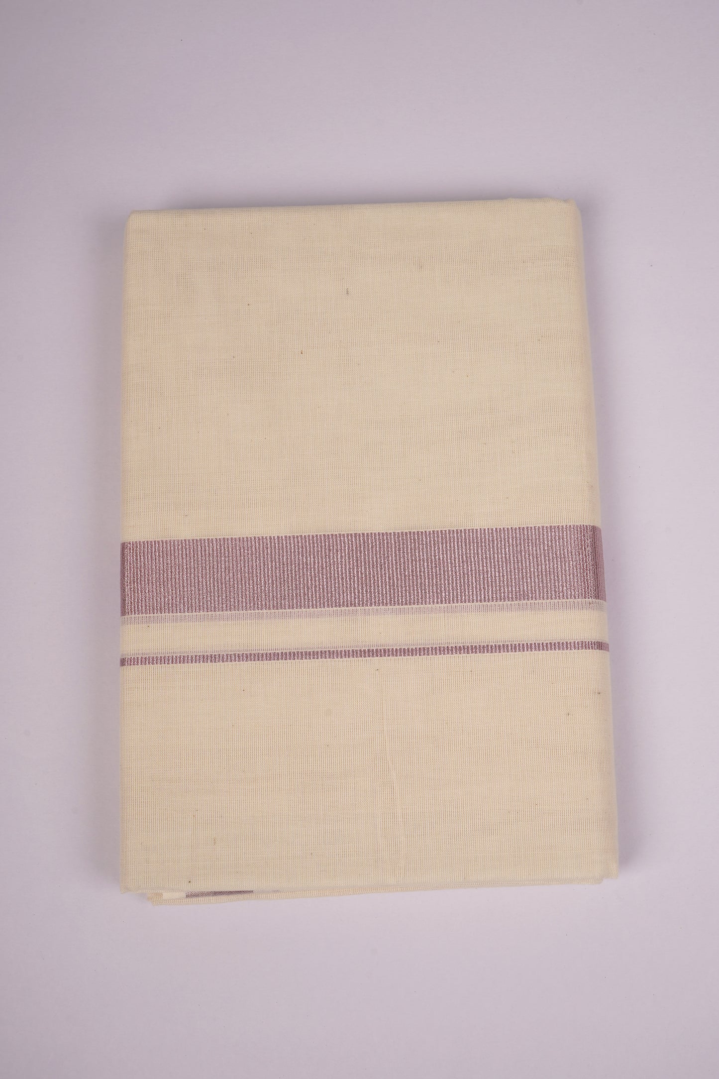 GLD-141C RG CREAM DOUBLE DHOTI  4.00 MTR